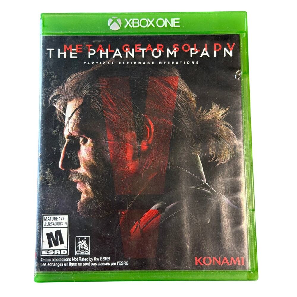 Metal Gear Solid V The Phantom Pain Microsoft XBOX ONE Konami video game